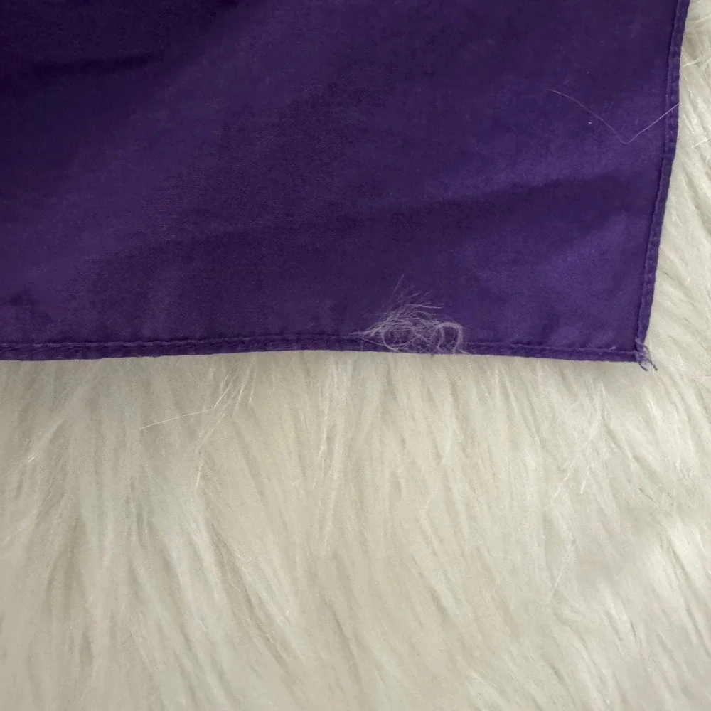 March of Dimes Bandana Lot 2 Purple March for Babies Logo Square Scarf 20x19